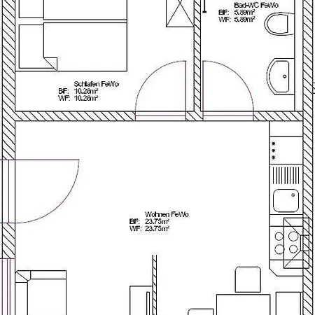 Buckwinkel Hues アパート バート・ヒンデラング